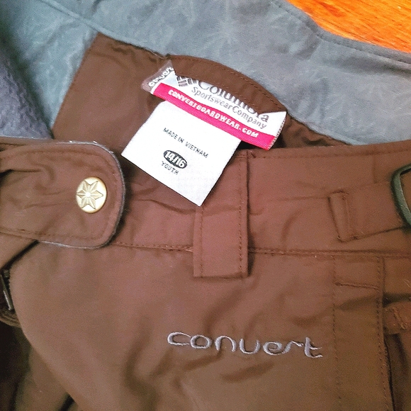 Columbia Snow Pants Brown | Size 14/16 - Picture 5 of 6